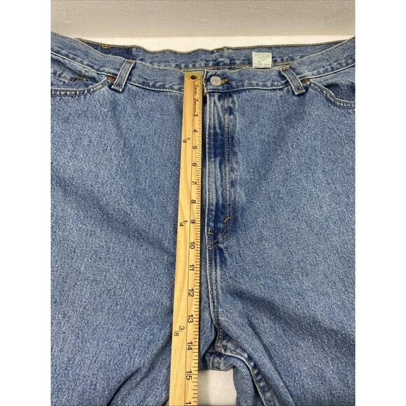 Vtg Levis 550 Jeans Women Plus Size 22 Light Wash Denim Relaxed Fit Tapered Leg - Picture 10 of 13